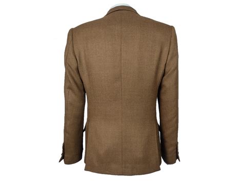 Americana De Hombre En Tweed Color Marr N