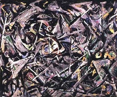 Jackson Pollock Portrait Of H M Dipinti