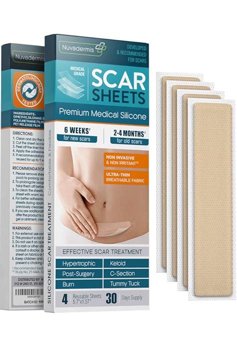 Scaraway Silicone Scar Sheets Review With Before After Pics The