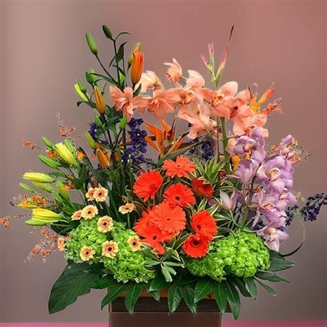 Ramo De Flores Y Orquideas Florilandia Express Florister A Bogot