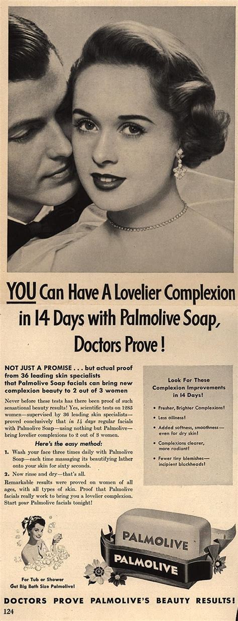 Palmolive Soap Magazine Advertisement 1951 Beauty Advertisement Discourse See Results In X