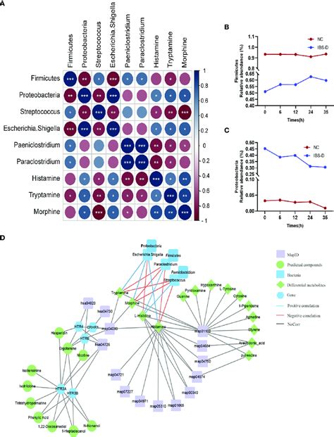 Significant Correlations Between Microbiota And Metabolites A