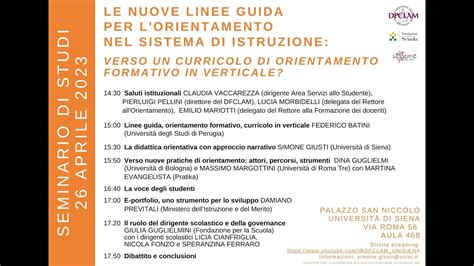 Le Nuove Linee Guida Per L Orientamento Nel Sistema D Istruzione