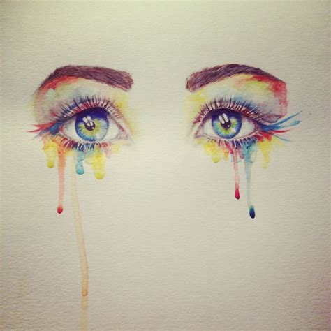 Watercolor Eyes Pouring Art Pinterest Arte Del Colore Arte Con Acquerelli Occhi Nell Arte