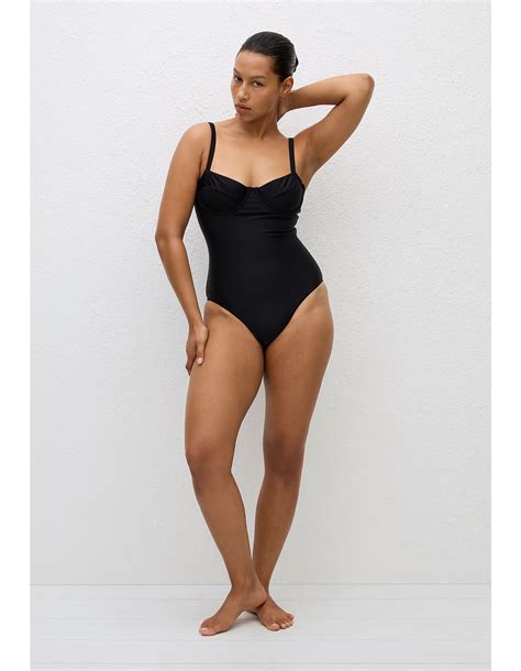 Matteau Balconette Maillot One Piece Swimsuit | David Jones