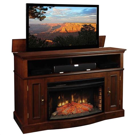 Electric Fireplace With Tv Lift - Ideas on Foter