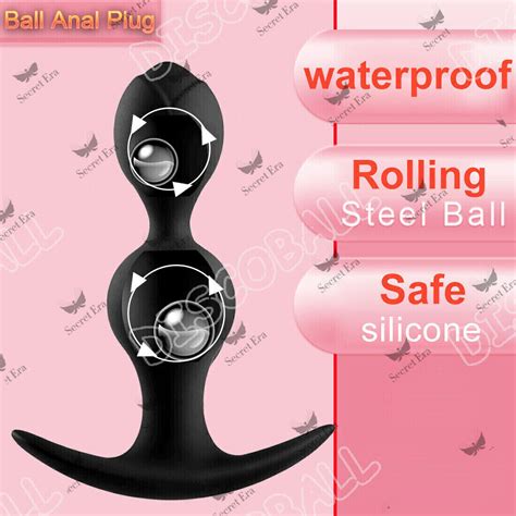 Silicone Jiggle Ball Anal Butt Plugs Bullet Adult Sex Toys Prostate Massagers Ebay