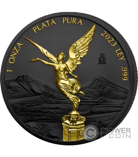 Libertad Platino Negro Ba O Oro Oz Moneda Plata Mexico