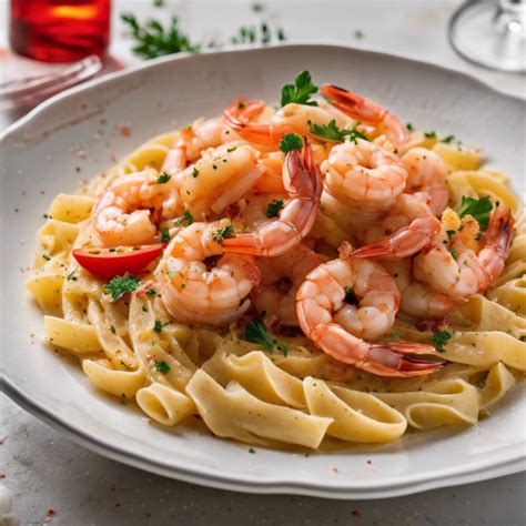 Garlic Butter Shrimp Pasta Recipe Cookaifood