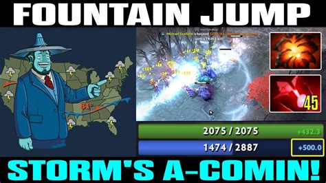 Wtf Storm Spirit Fountain Jump Mana Sec By Abed Top Mmr Pro