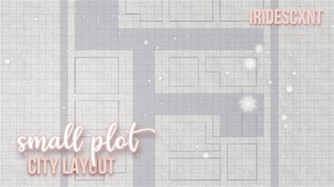 Small Plot Aesthetic Bloxburg Town Layout - Janainataba