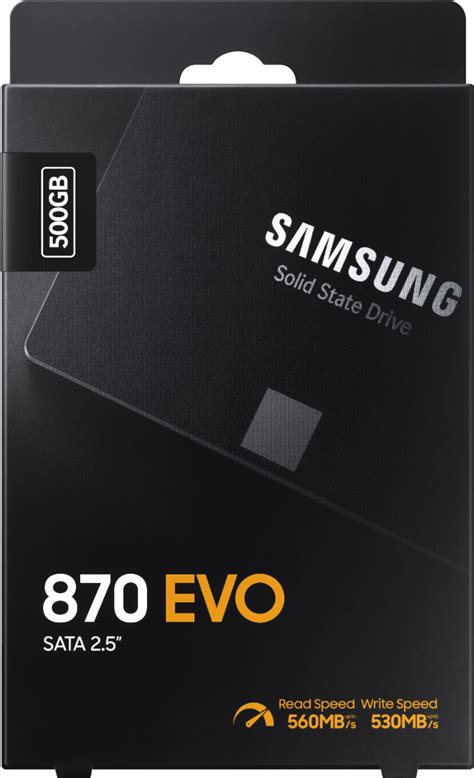 Samsung 870 EVO 500GB Internal SSD SATA MZ-77E500B/AM - Best Buy