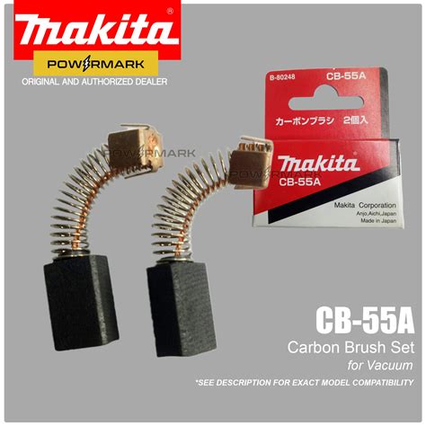 Makita B Carbon Brush Cb A Set For Vacuum Cleaner Powermark