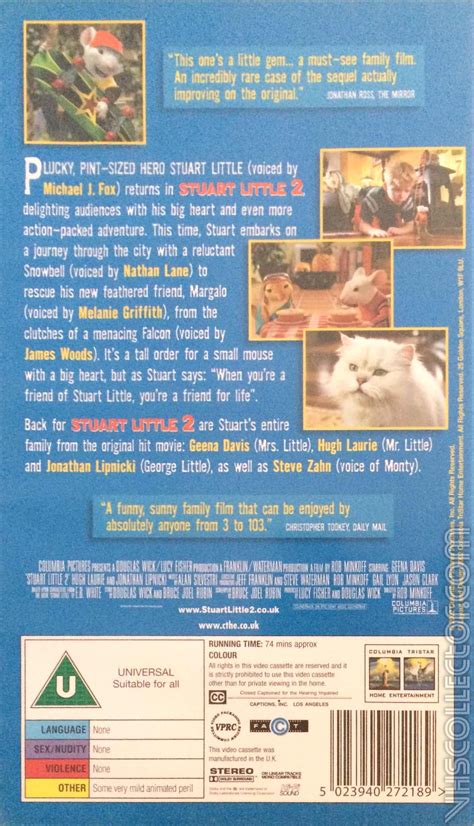 Stuart Little VHS