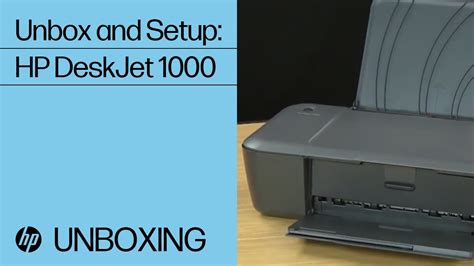 Unboxing And Setting Up The HP Deskjet 1000 Printer YouTube