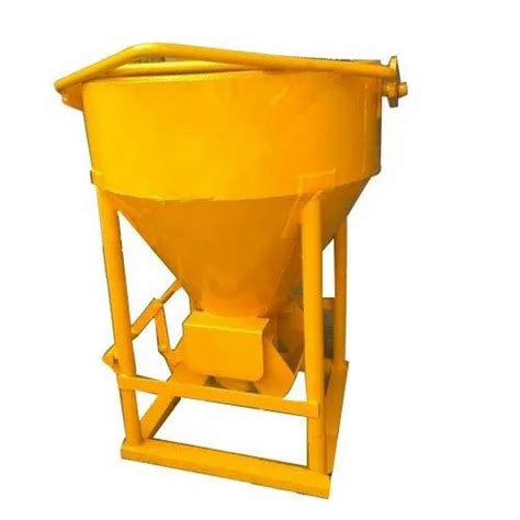 Center Discharge With Hopper Concrete Bucket Capacity 1 M Cube At