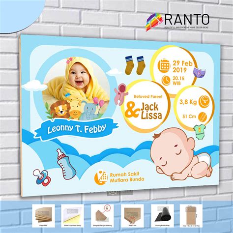 Detail Contoh Papan Nama Bayi Baru Lahir Koleksi Nomer 22