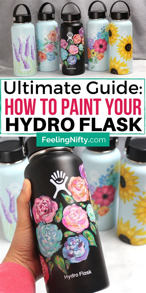 Ultimate Guide: How to Paint Your Hydro Flask with 5 easy DIY Ideas ...