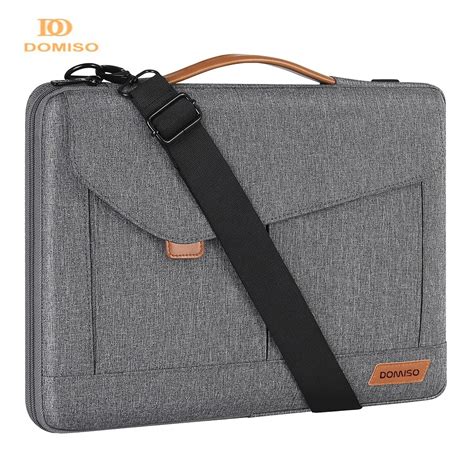 Domiso Envelope Style Protective Laptop Sleeve With Shoulder Strap For