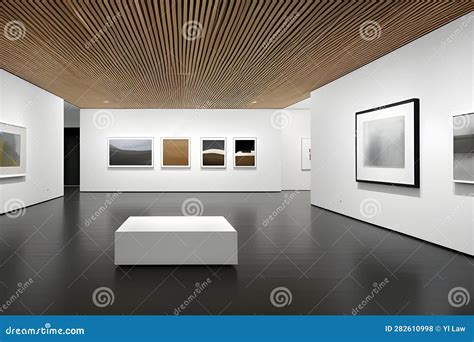 A Modern Art Museum Frame Wall Clipping Stock Illustration ...