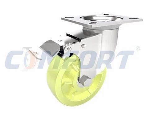 Nylon Medium Duty PP Brake Castor Load Capacity 100 Kg 500 Kg At