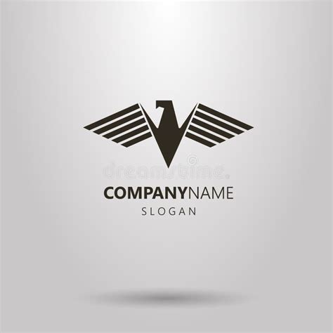 Vector Geometric Logo of an Abstract Eagle Stock Illustration ...