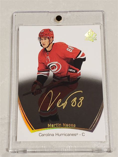 Sp Authentic Ssp Black Limited Auto Martin Necas Hard Signed