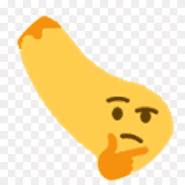 Emoji Thought Meme Sticker Eggplant Food Orange Discord Png PNGWing