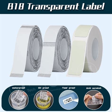 Niimbot B Transparent Heat Transfer Label Machine Adhesive Printing