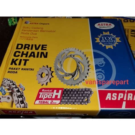 Jual Gear Ger Gir Set Gear Depan Belakang Rantai Set Kharisma Supra X