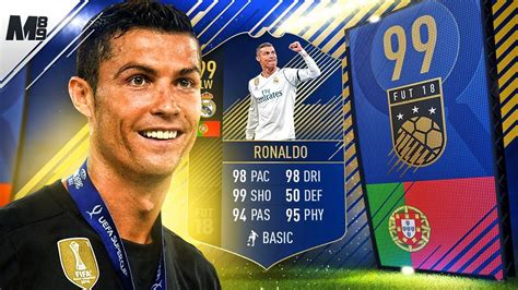 FIFA 18 TOTY RONALDO REVIEW 99 TOTY RONALDO PLAYER REVIEW FIFA 18