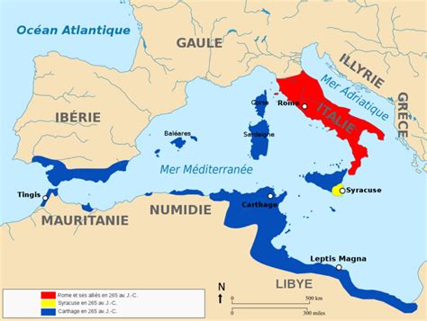 Carthage Antique Partie V Pyrrhos Pr Lude La Collision Romano