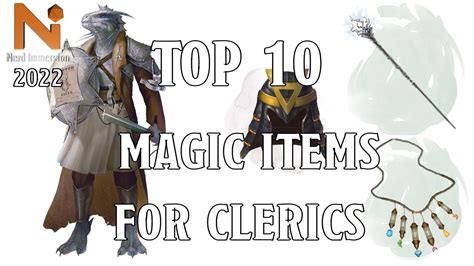 Top 10 Magic Items For Clerics In D D 5e Nerd Immersion YouTube