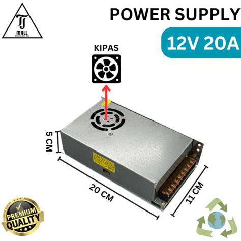 Jual Adaptor Power Supply V A A Psu Jaring Cctv Led V A