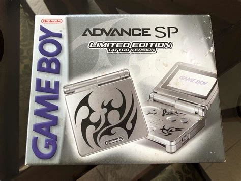 Gameboy Advance Sp Tattoo Edition Completo Bs En Mercado