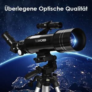 Tuword Teleskop Astronomie Mm Refraktor Teleskop F R Erwachsene