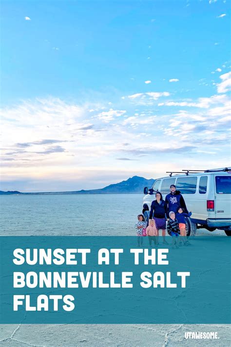 Sunset at the Bonneville Salt Flats | UTAWESOME