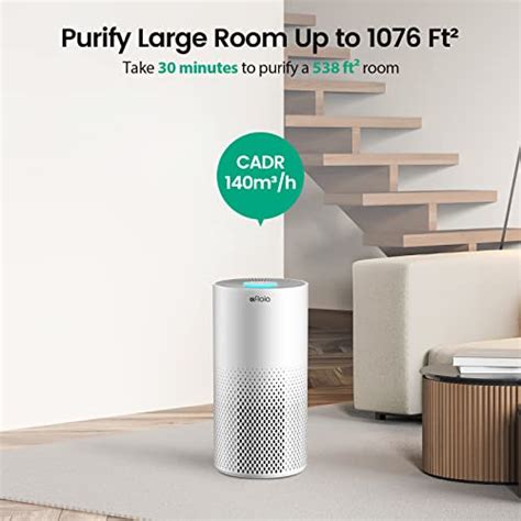 Afloia Air Purifiers For Home Large Room Up To 1076 Ft² H13 True Hepa