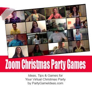 10 Christmas Zoom Party Games