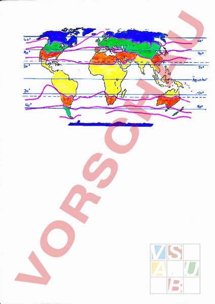 Arbeitsblatt Klimazonen Geographie Anderes Thema