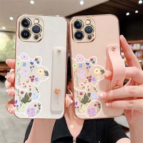 Vrqr Cute Bear Phone Case With Same Color Bracket For Huawei Y9 Prime