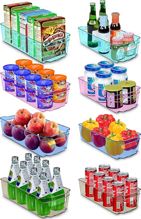 Buy Utopia Home Pantry Organizer Set Of 8 Refrigerator Organizer Bins