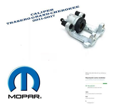 Caliper Trasero Grand Cherokee 2011 2017 Original Mopar Par MercadoLibre