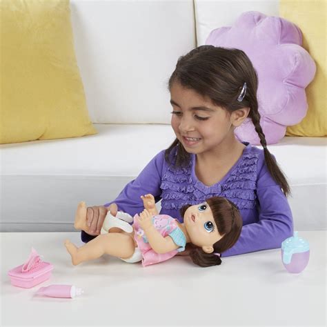 Baby Alive Twinkles N Tinkles Brunette Doll Interactive Speaks