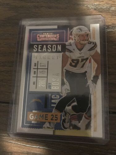 2020 Panini Contenders Football 56 Joey Bosa Los Angeles Chargers EBay