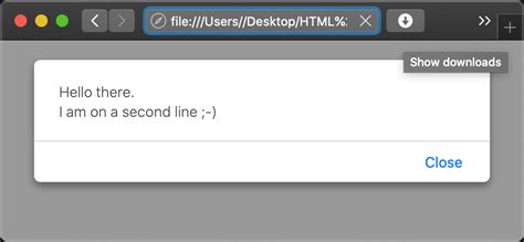 Javascript Line Break In Html Br Tag Alert Box N Eyehunts