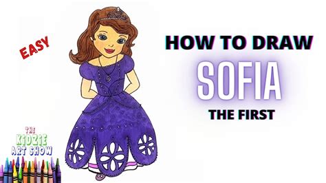 How To Draw Sofia The First Step By Step Easy Draw Disney Princess