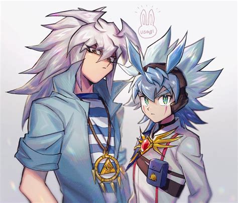 Yami Bakura And Yudias Velgear Yu Gi Oh And 2 More Drawn By Sasagaku