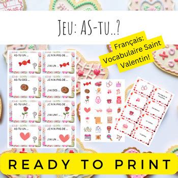 Jeu Fle As Tu Jeu De Cartes Pour Debutants En Francais Saint Valentin