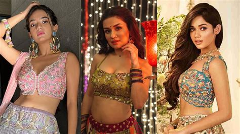 Revamp Tradition Like Anushka Sen Avneet Kaur And Jannat Zubair With